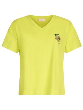 liu jo better t-shirt moda m/c v-neck logo λαιμ σε προσφορά