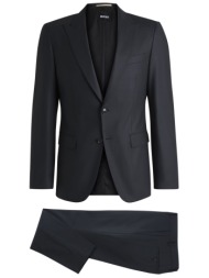 boss κοστουμι slim fit h-huge-2pcs-peak-242 μαυρο