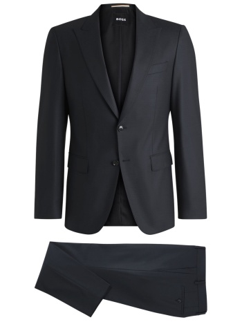 boss κοστουμι slim fit h-huge-2pcs-peak-242 μαυρο