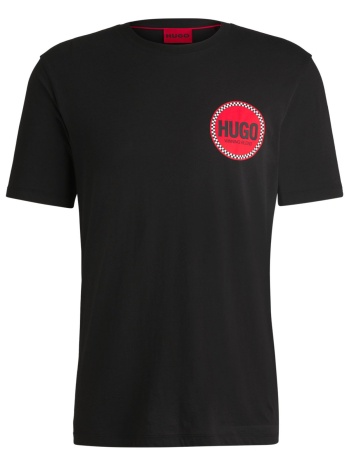 hugo t-shirt danetchorb regular fit logo μαυρο σε προσφορά