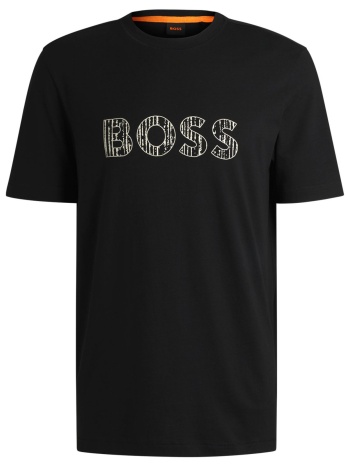 boss casual t-shirt με σταμπα regular fit te_logotexture σε προσφορά