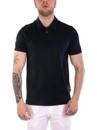 boss polo halfzip h-paras 50 μπλε