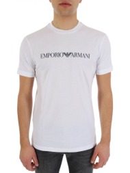 emporio armani t-shirt logo λευκο