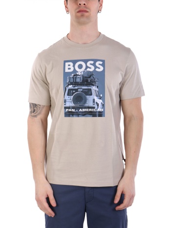 boss casual t-shirt με σταμπα regular fit te_mextour σε προσφορά