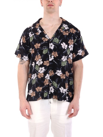 boss beachwear πουκαμισο beach shirt floral μαυρο σε προσφορά