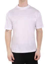 karl lagerfeld t-shirt crew neck logo λευκο