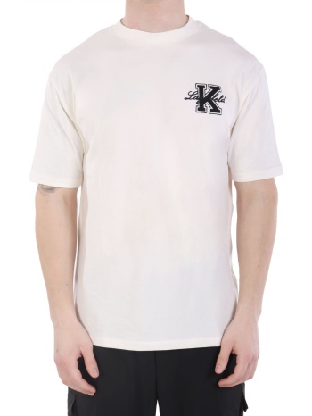 karl lagerfeld t-shirt crew neck logo εκρου σε προσφορά