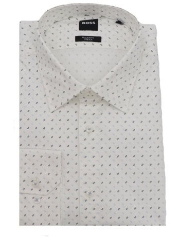boss πουκαμισο μικροσχεδιο regular fit stretch σε προσφορά