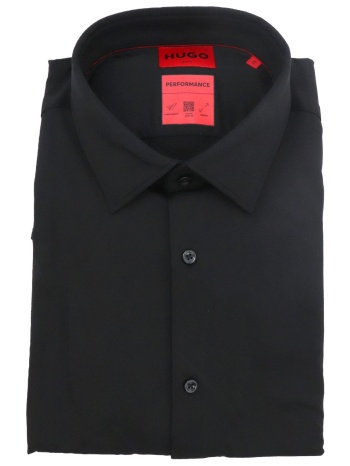 hugo performance πουκαμισο slim fit kenno μαυρο σε προσφορά