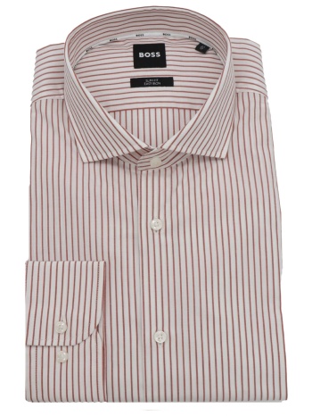 boss πουκαμισο ριγε slim fit easy iron h-hank-spread-c1-222 σε προσφορά