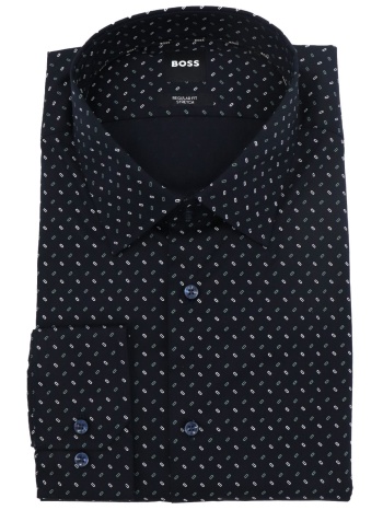 boss πουκαμισο μικροσχεδιο regular fit stretch σε προσφορά