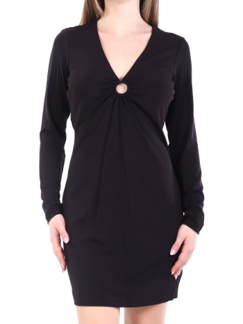 michael kors φορεμα mini ντραπε v-neck μαυρο σε προσφορά