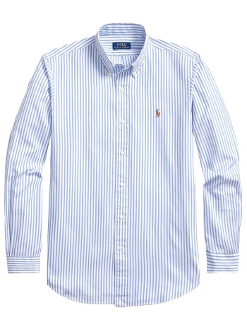 ralph lauren πουκαμισο ριγε button down custom fit σε προσφορά