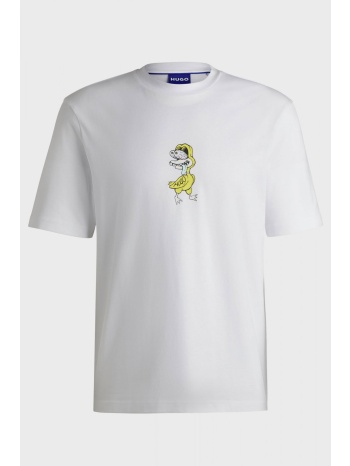 hugo blue t-shirt nutongo λευκο σε προσφορά