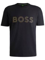 boss athleisure t-shirt regular fit tee tl logo μπλε