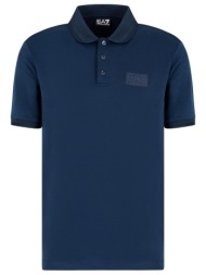 armani 7 polo logo μπλε