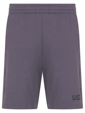 armani 7 βερμουδα φουτερ logo ανθρακι σε προσφορά