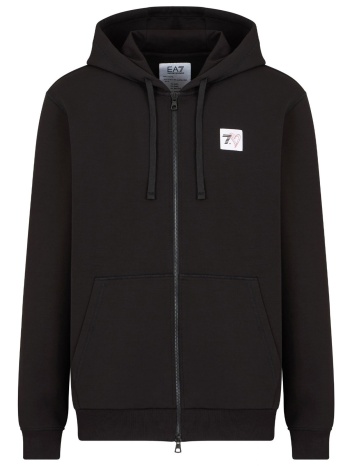 armani 7 φουτερ ziphood logo heart μαυρο σε προσφορά