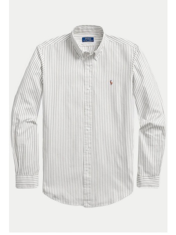 ralph lauren πουκαμισο ριγε button down custom fit σε προσφορά