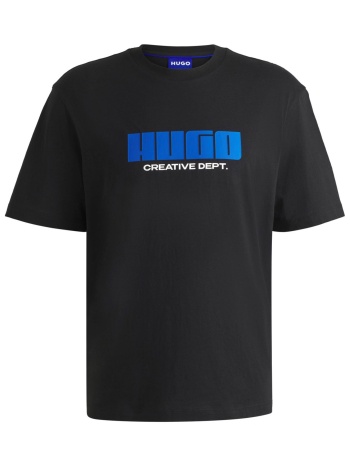 hugo blue t-shirt newromi μαυρο σε προσφορά