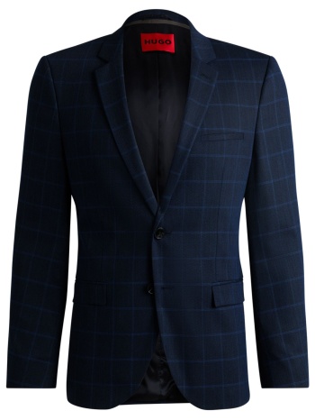 hugo σακακι κοστουμιου arti232x extra-slim fit σκουρο μπλε