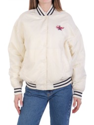 guess jeans μπουφαν bomber μπεζ