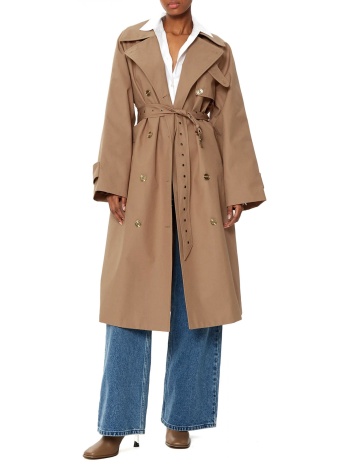 michael kors καπαρντινα με ζωνη μπεζ σε προσφορά