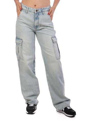 guess jeans παντελονι jeans cargo g10 ανοιχτο μπλε σε προσφορά