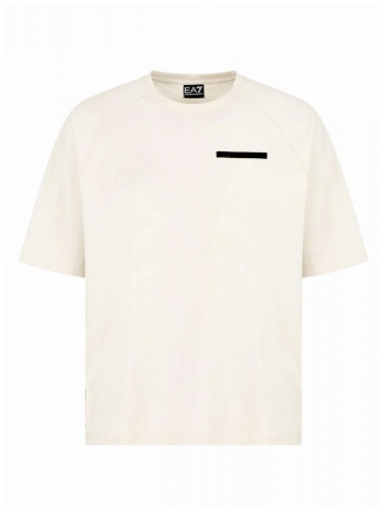 armani 7 t-shirt logo εκρου σε προσφορά
