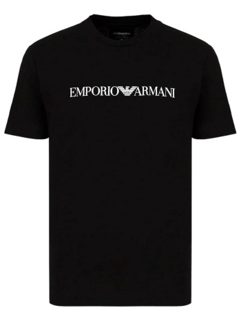 emporio armani t-shirt logo μαυρο σε προσφορά