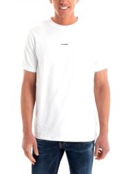 karl lagerfeld t-shirt logo λευκο