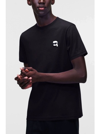 karl lagerfeld t-shirt logo μαυρο