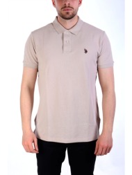 u.s.polo assn polo king logo μπεζ