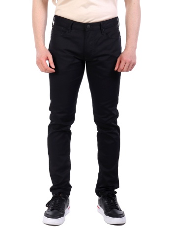 emporio armani παντελονι 5τσεπο j06 slim fit μαυρο σε προσφορά
