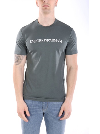 emporio armani t-shirt logo πετρολ σε προσφορά