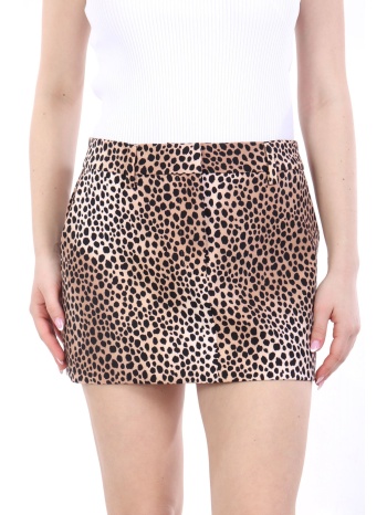 michael kors φουστα mini λεοπαρ καφε-μπεζ σε προσφορά