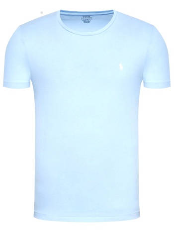 ralph lauren t-shirt custom slim fit logo σιελ σε προσφορά