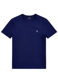 ralph lauren t-shirt custom slim fit logo ραφ μπλε