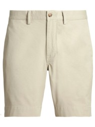 ralph lauren βερμουδα chino straight fit stretch μπεζ