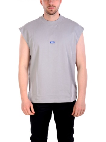 hugo blue t-shirt navertz γκρι σε προσφορά