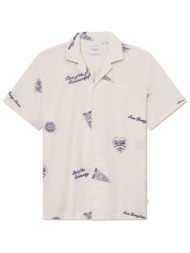 les deux πουκαμισο hendrix aoee ss logo εκρου