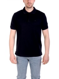 emporio armani polo logo μπλε