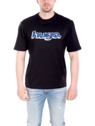 hugo blue t-shirt nugiboi μαυρο