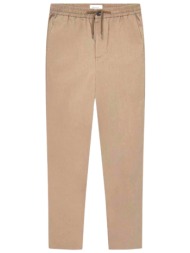 les deux παντελονι λινο como regular fit καφε πουρο