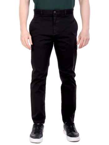 hugo παντελονι chino david251d slim fit μαυρο