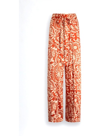 liu -jo παντελονα ανοιγμα πλαι λαχουρι με ζωνη εκρου-εκαι σε προσφορά