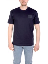 armani 7 t-shirt logo μπλε