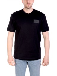 armani 7 t-shirt logo μαυρο