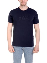 armani 7 t-shirt logo μπλε