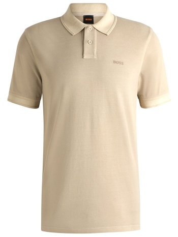 boss casual polo regular fit prime μπεζ σε προσφορά